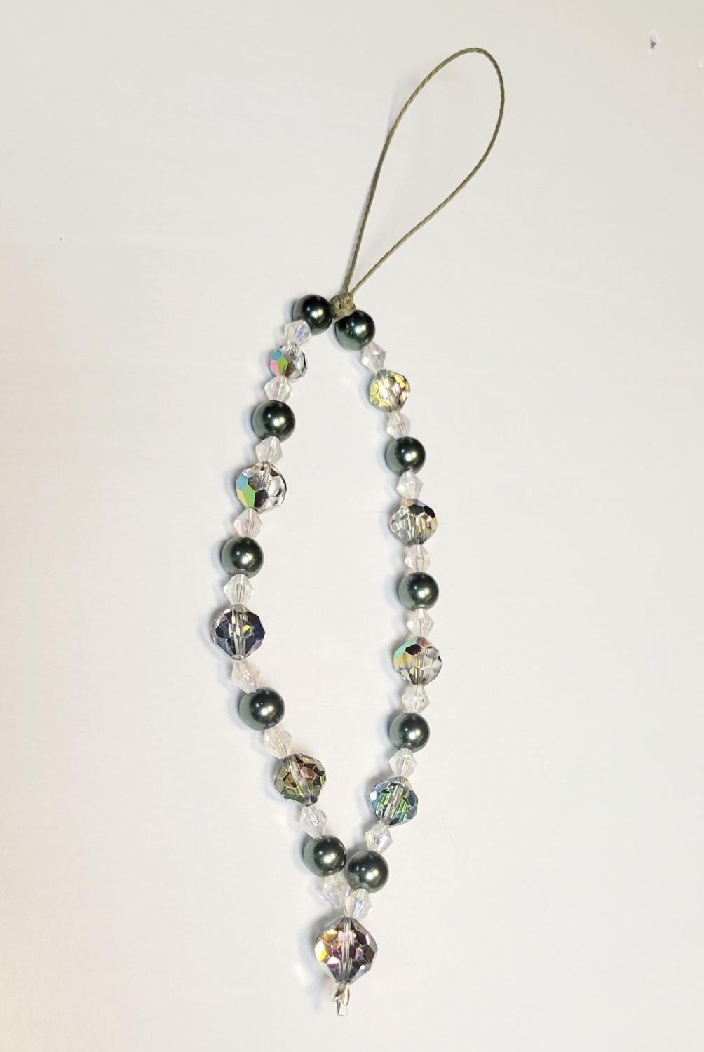 Cellphone charm wristlet strap