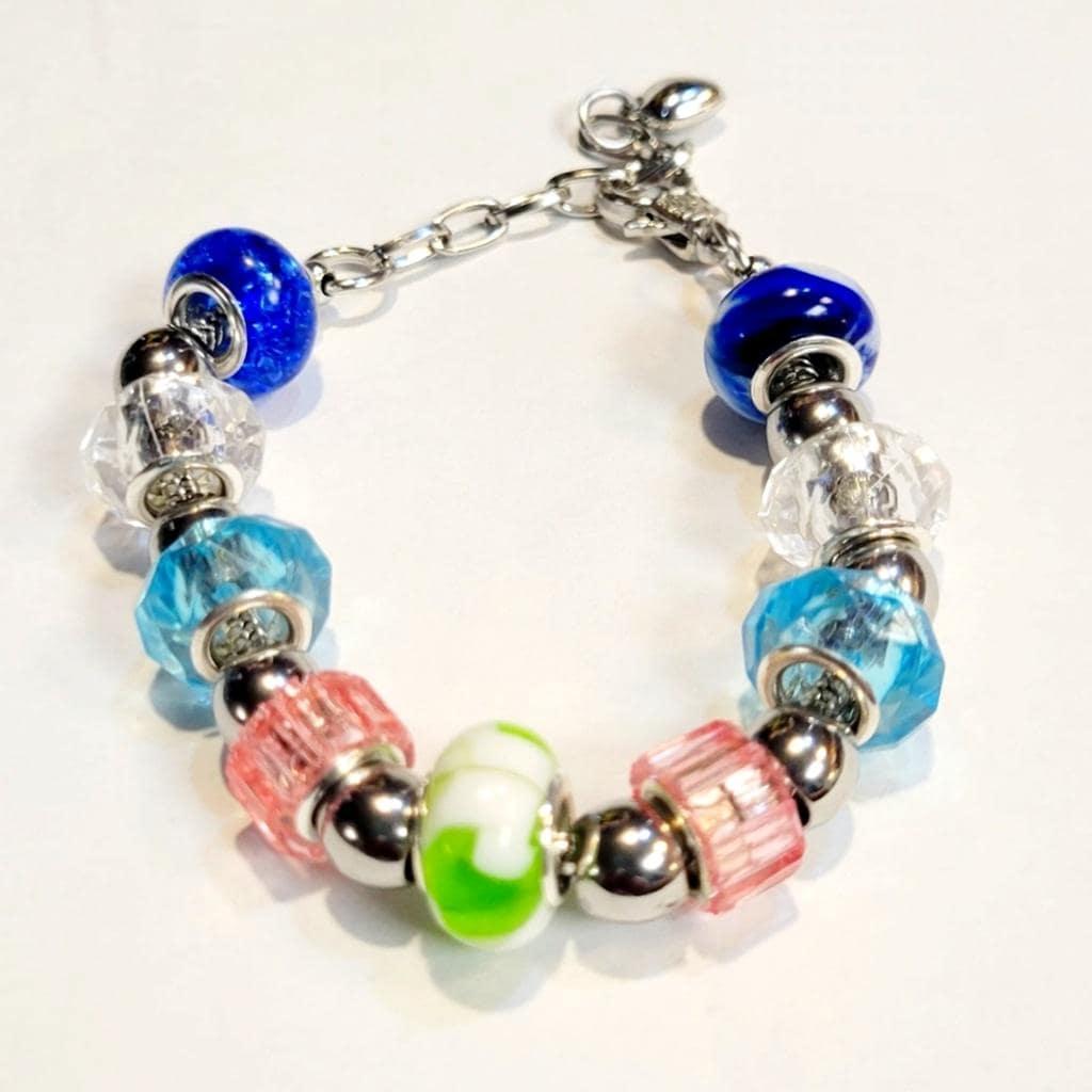 European Style Beaded Bracelet 7"