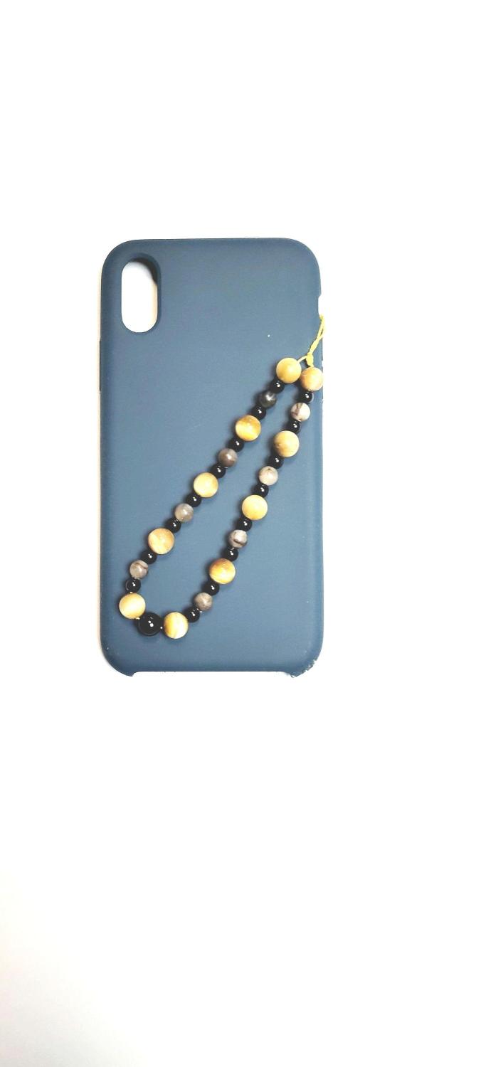 Cellphone charm strap wristlet accessory