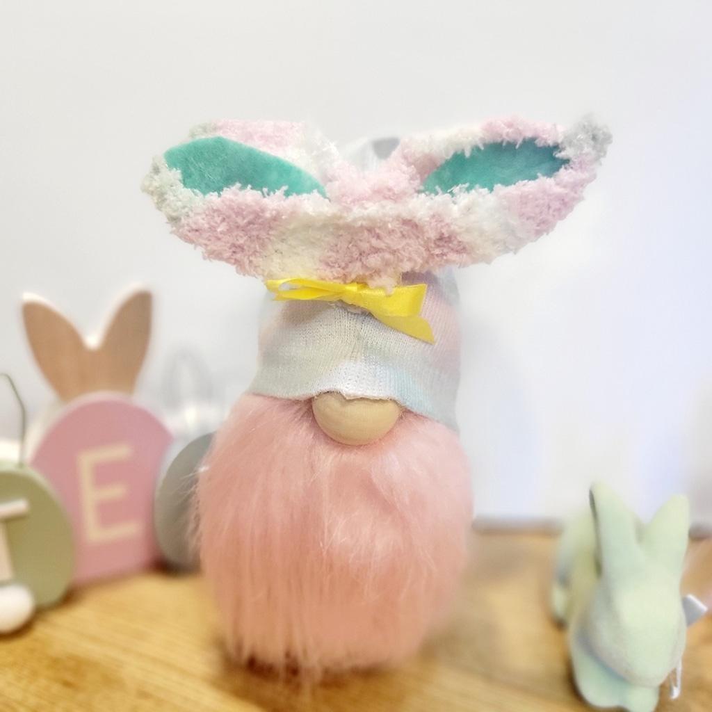Easter Spring Time Pastel Bunny Gonk Gnome/ Shelf Sitter/ Tiered Tray Decor