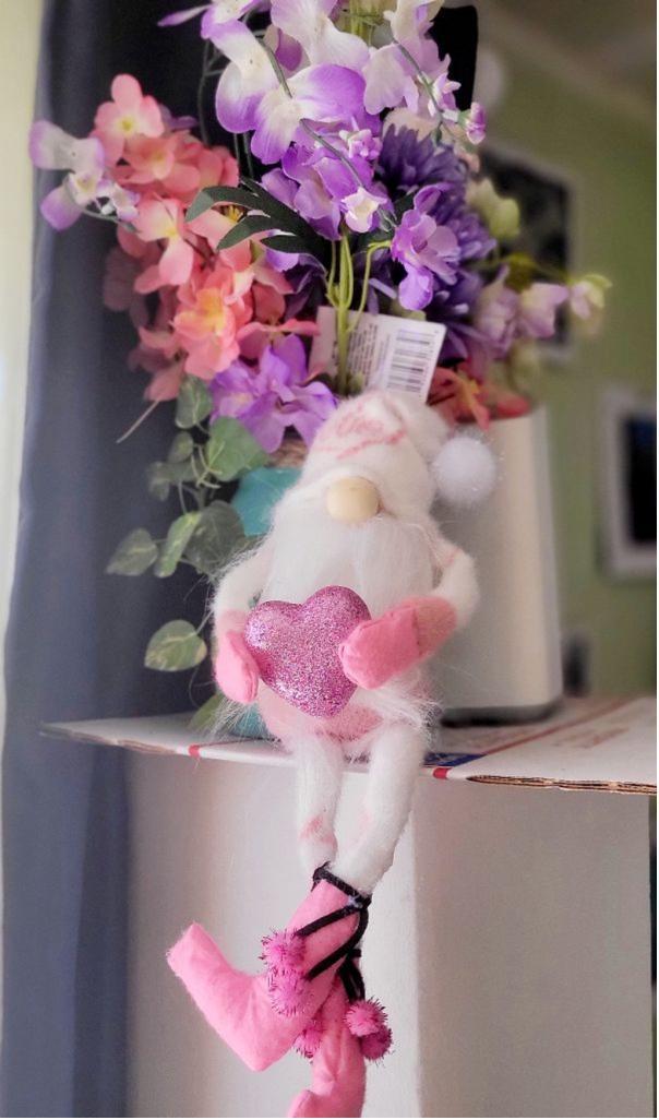 Naughty Valentine's Day Gnome with heart