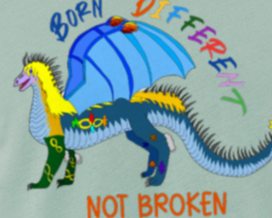 Born Different Dragon Cotton T-shirt